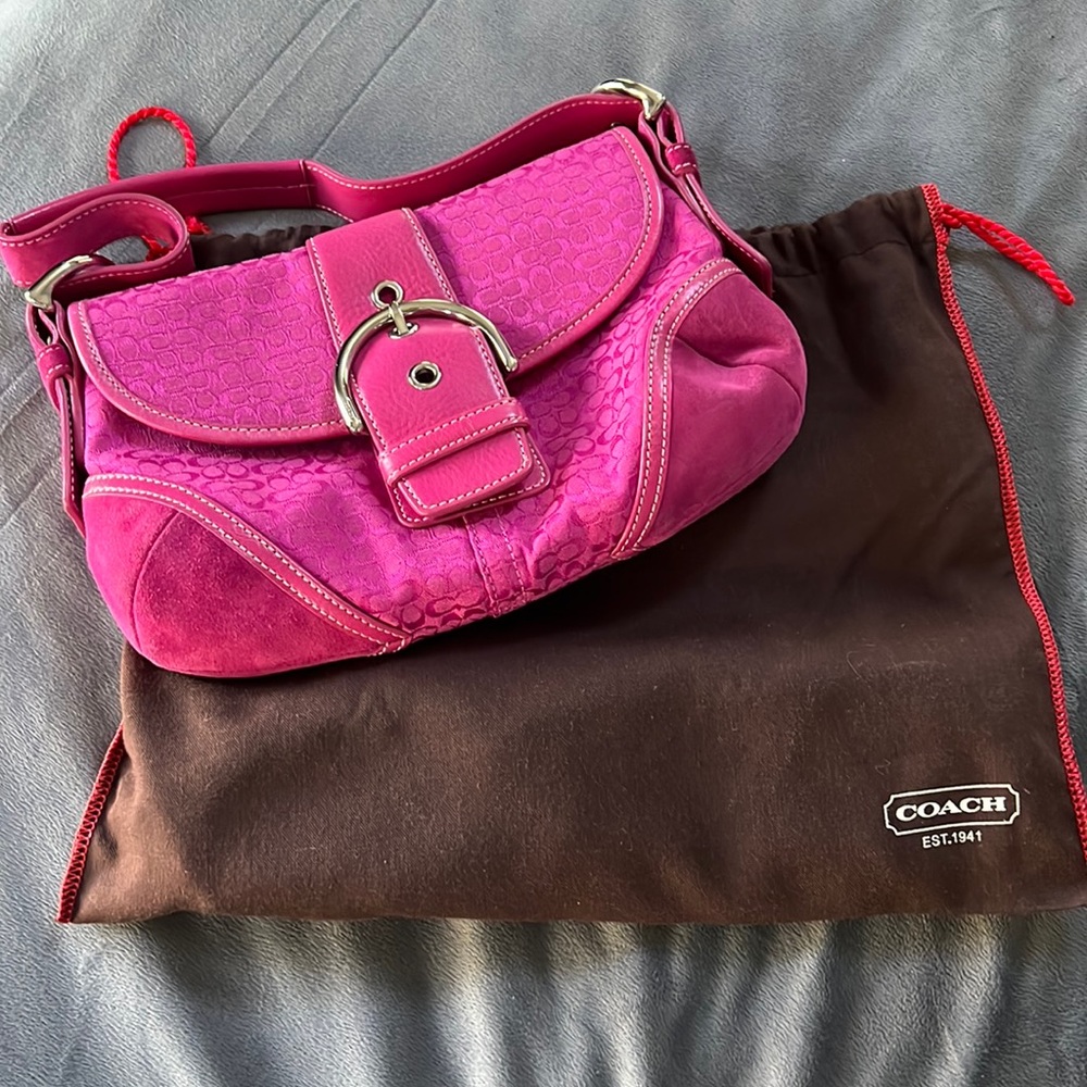 Pink Coach Purse